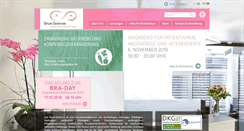 Desktop Screenshot of brust-zentrum.ch